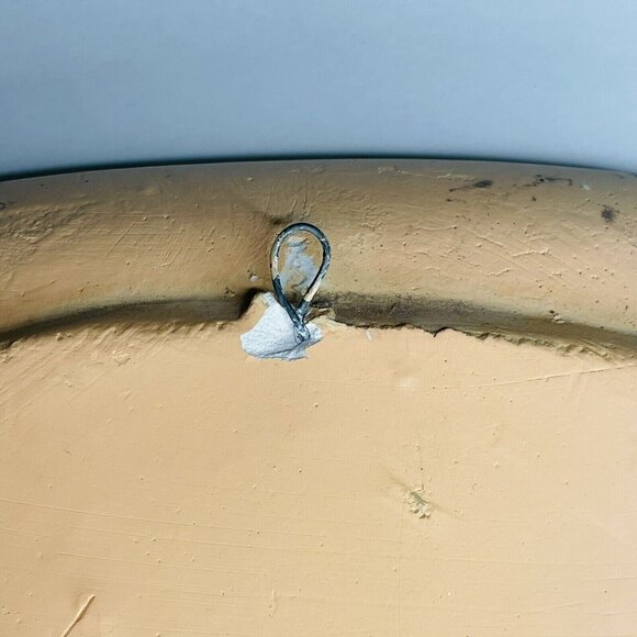 Vintage Wall Plate 3D Chalkware House W Boat By Legend Products England 8"x8" - Picture 5 of 7